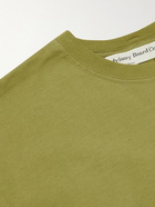 Abc. 123. - Logo-Appliquéd Cotton-Jersey T-Shirt - Green