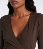 Norba Jersey wrap top