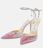 Jimmy Choo - Saeda 100 embellished pumps