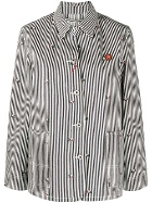 KENZO - Striped Cotton Shirt Jacket