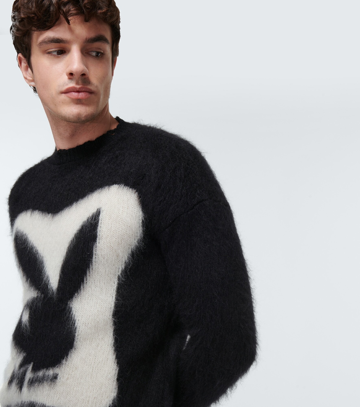 Saint Laurent - Playboy© mohair-blend sweater Saint Laurent