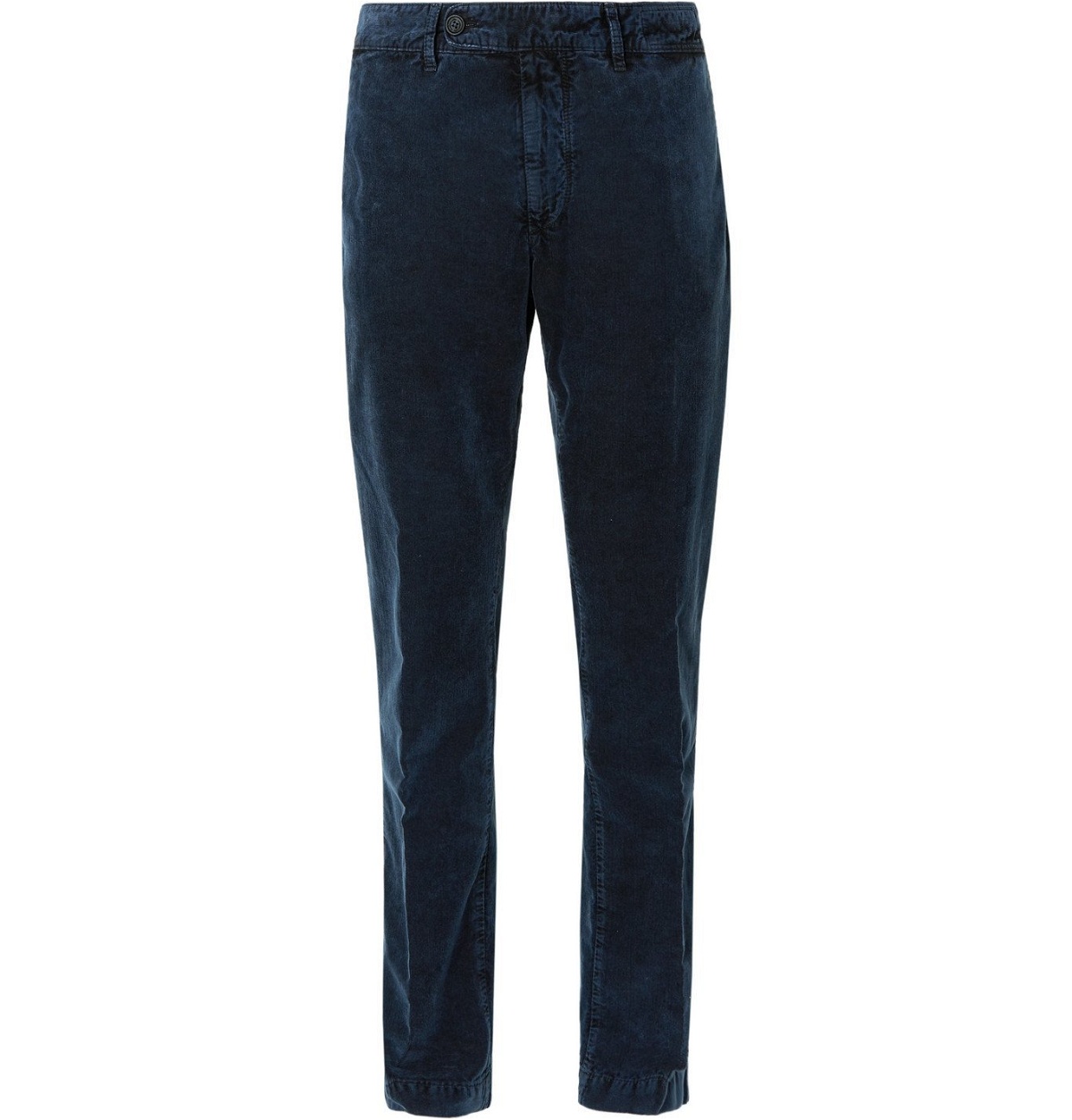 Massimo Alba - Tapered Cotton-Corduroy Suit Trousers - Blue Massimo Alba