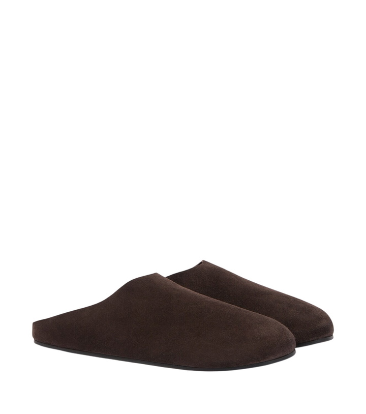 Photo: The Row Hudson suede mules