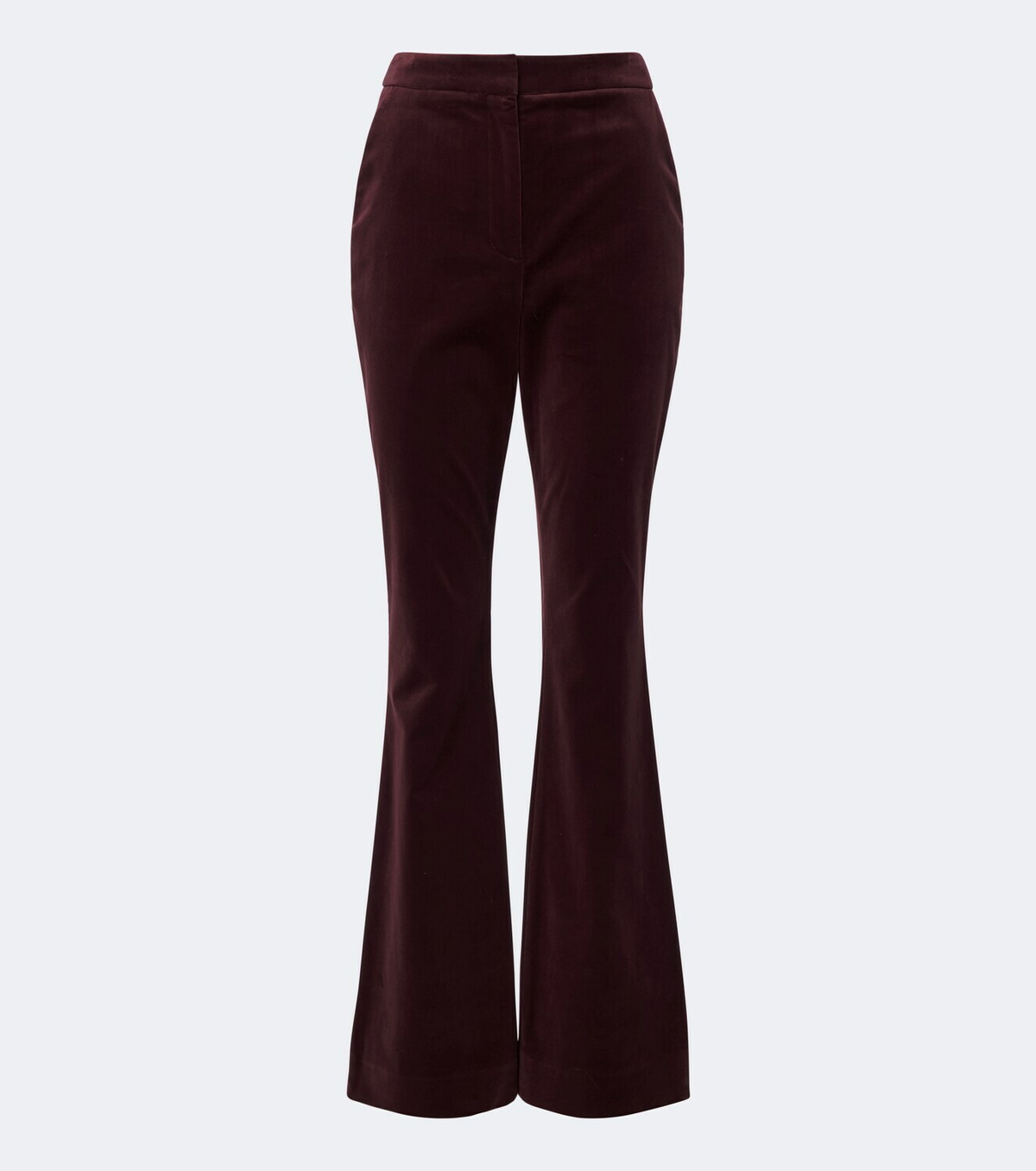 Veronica Beard Gracie cotton-blend velvet flared pants