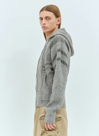 Charlie Constantinou Plated Zip Hooded Sweater