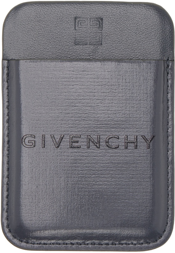 Photo: Givenchy Gray Magnetic Card Holder