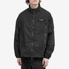 Comme des Garçons Homme Men's Paneled Zip Track Jacket in Black