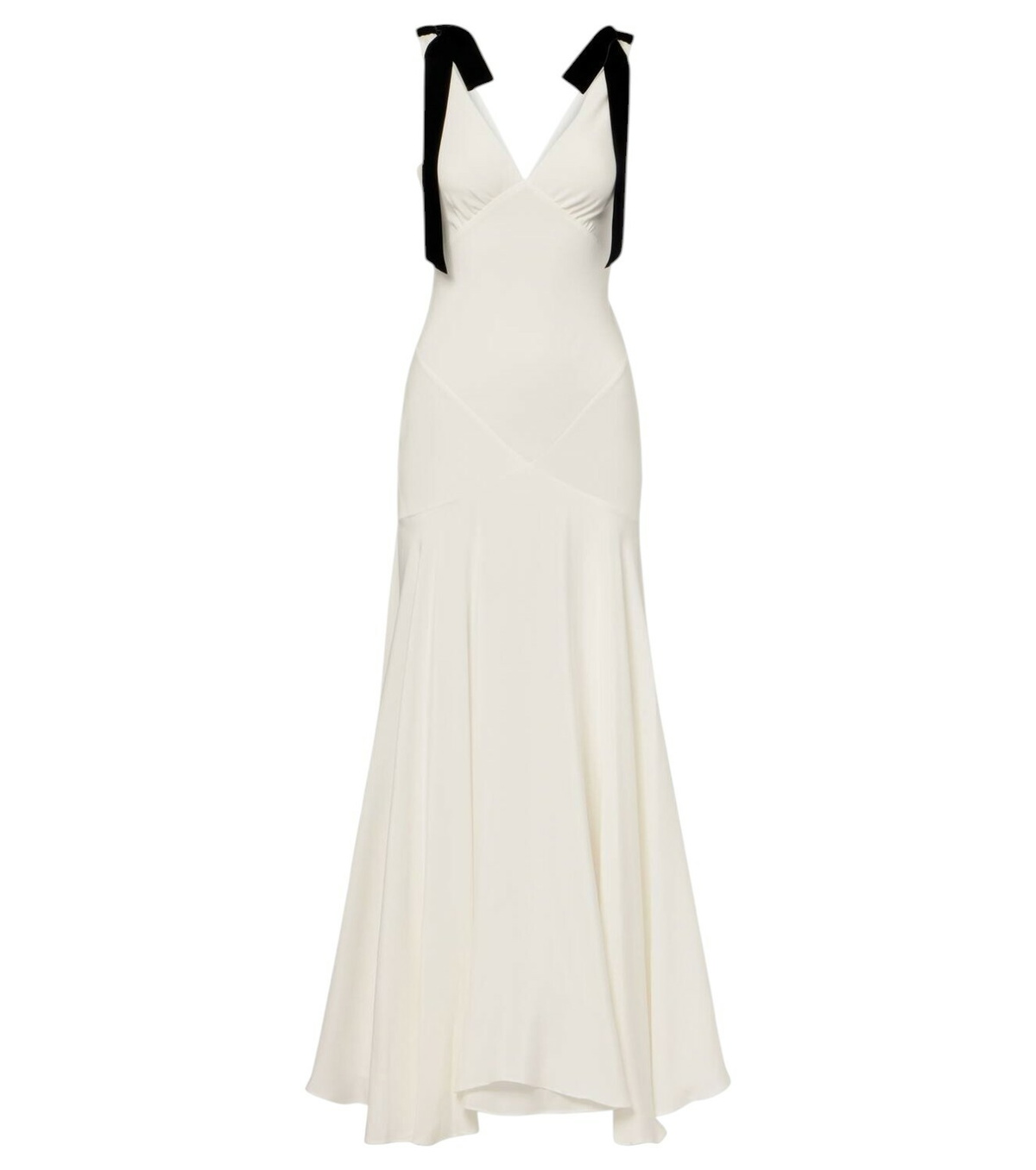RODARTE ロダルテ ワンピース Bow-detail halterneck 914499 Rodarte Bow-detail halterneck silk satin gown Rodarte