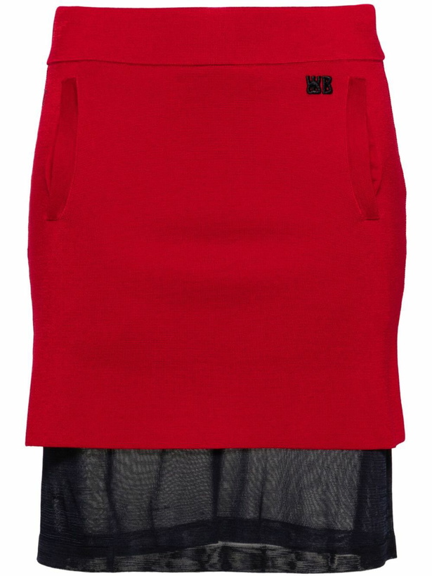 Photo: Wales Bonner Verse Mini Skirt