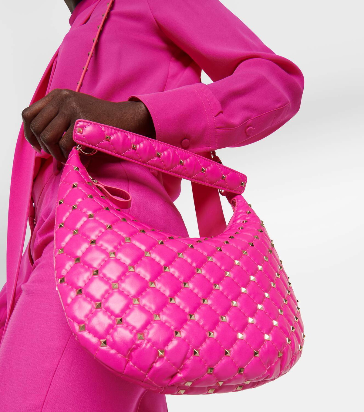 Valentino Garavani Rockstud Spike leather shoulder bag