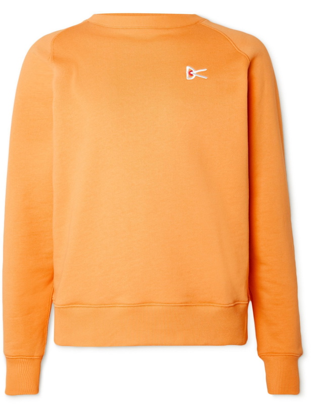Photo: DISTRICT VISION - Sati Loopback Cotton-Jersey Sweatshirt - Orange