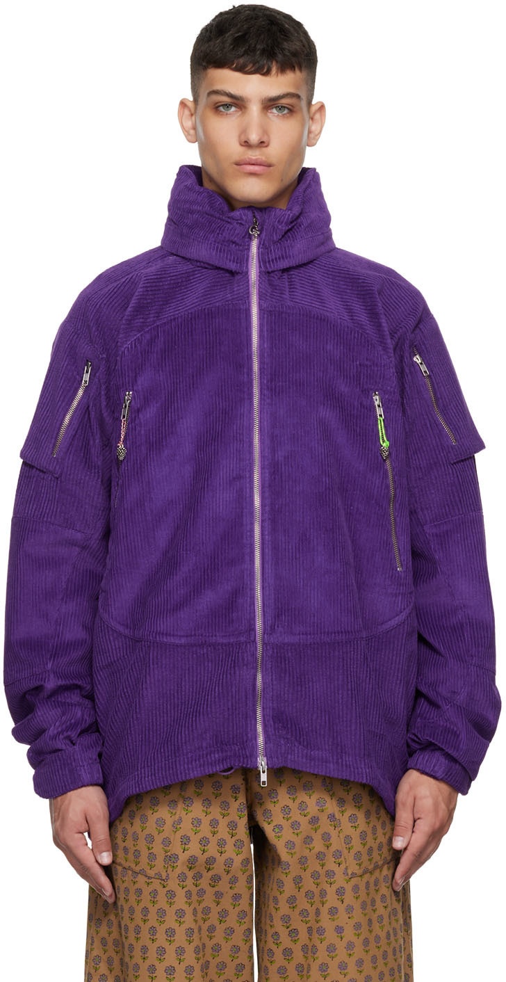 Gentle Fullness Purple Organic Cotton Jacket Gentle Fullness
