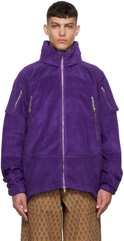 Photo: Gentle Fullness Purple Organic Cotton Jacket