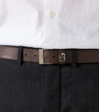 Gucci Double G leather belt