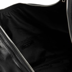 MARGE SHERWOOD Women's Belted Hobo Shoulder Bag - Large in Black Glossy Plain 