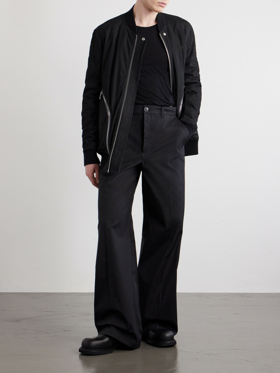 Rick Owens - Double Cotton T-Shirt - Black