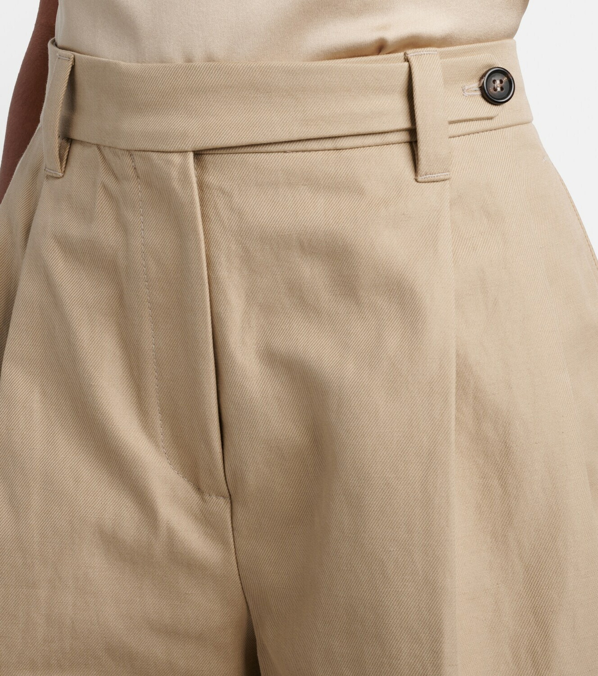 Brunello Cucinelli Cotton and linen shorts