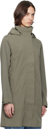 Canada Goose Khaki 'Black Label' Cardero Raincoat