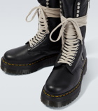 Rick Owens - x Dr. Martens Quad Sole leather boots