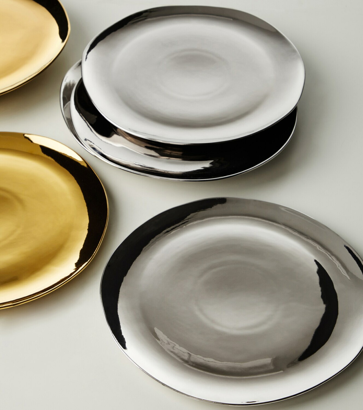 Bitossi Set of 4 porcelain dinner plates