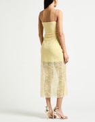 Bec & Bridge Womens Midi dress Pastel in Yellow