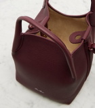 Loro Piana Bale Small leather bucket bag