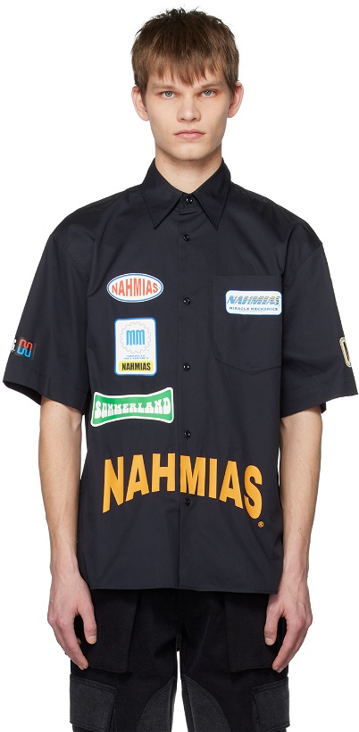 Photo: Nahmias Black Surf Comp Shirt