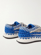 Valentino - Valentino Garavani Macramé Sneakers - Blue