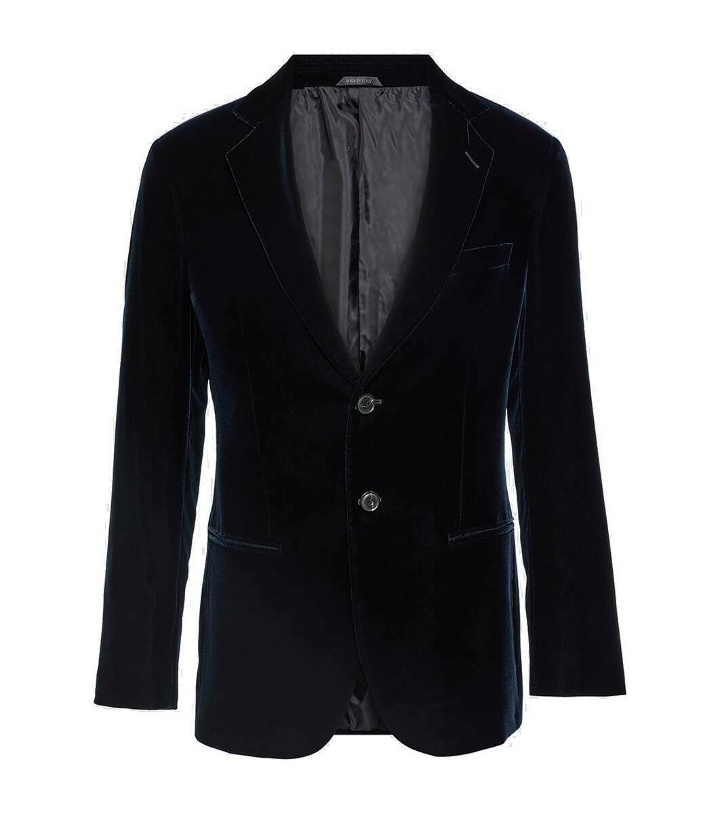 Photo: Giorgio Armani Velvet tuxedo jacket