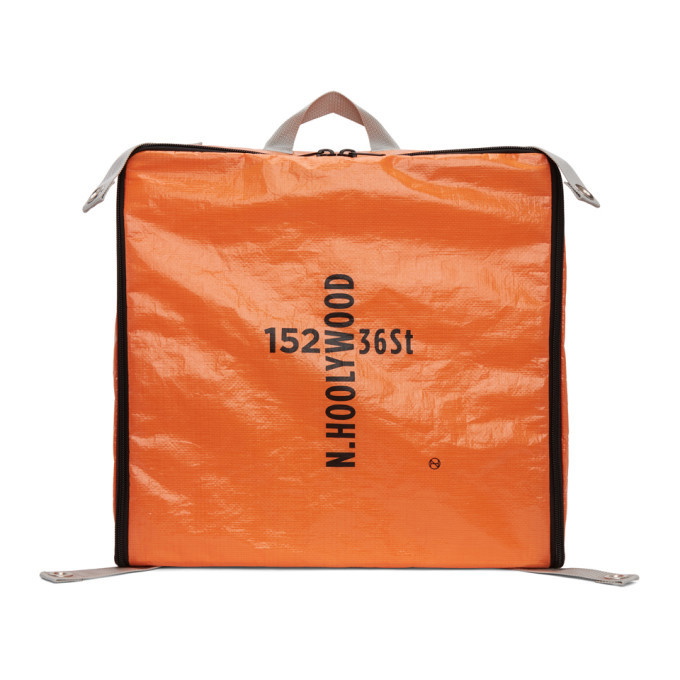 Photo: N.Hoolywood Orange Oversized Backpack