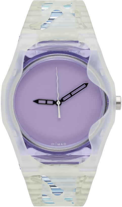 Photo: MAD Paris Purple & Transparent D1 Milano Edition Concept Watch