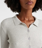 Velvet Nikki cotton and cashmere polo shirt