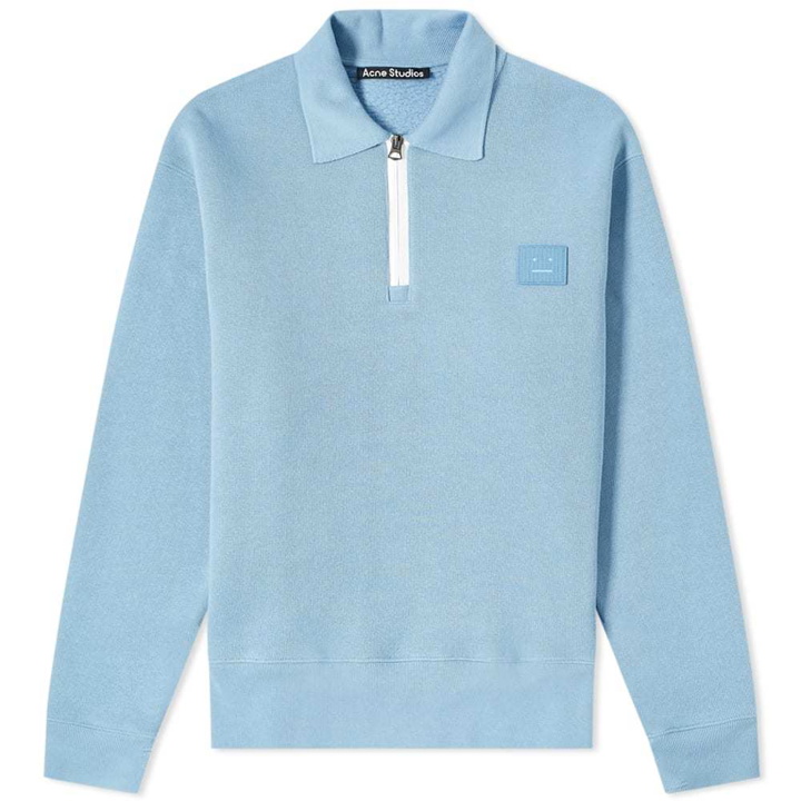 Photo: Acne Studios Ferd Face Half Zip Sweat