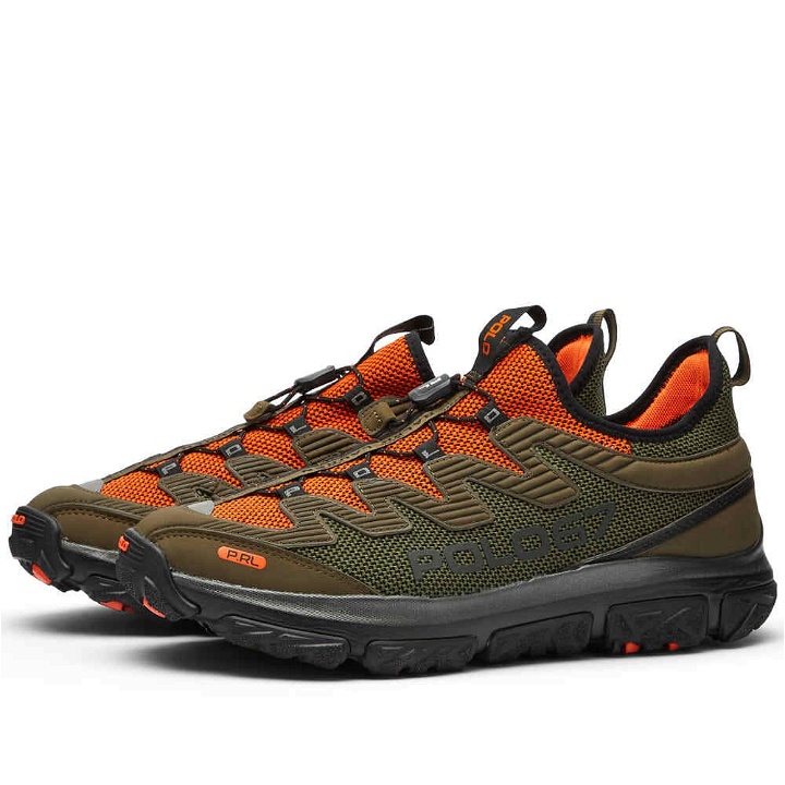 Photo: Polo Ralph Lauren Men's Adventure 300 Sneakers in Army Olive