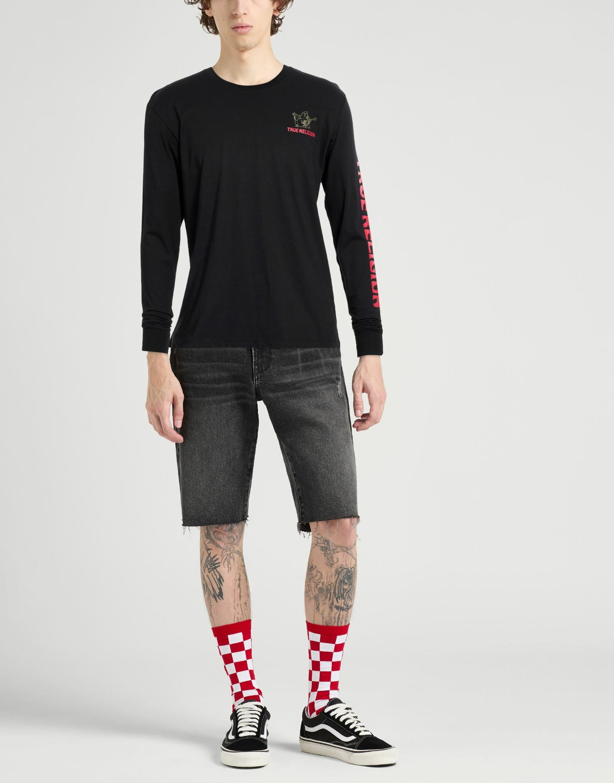 True Religion Mens T-shirt in Black