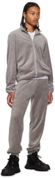 Emporio Armani Gray Zip Sweater