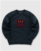 By Parra Fast Food Logo Crew Neck Sweatshirt Blue - Mens - Sweatshirts