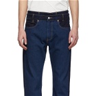 Feng Chen Wang Indigo Levis Edition Layered Jeans
