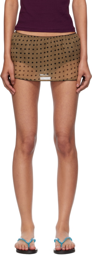 Photo: Fruity Booty Brown Nonna Polka Skort