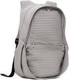 HOMME PLISSÉ ISSEY MIYAKE Gray Pleats Daypack Backpack