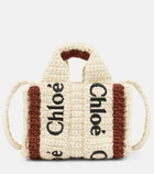 Chloe - Woody Mini crochet tote bag