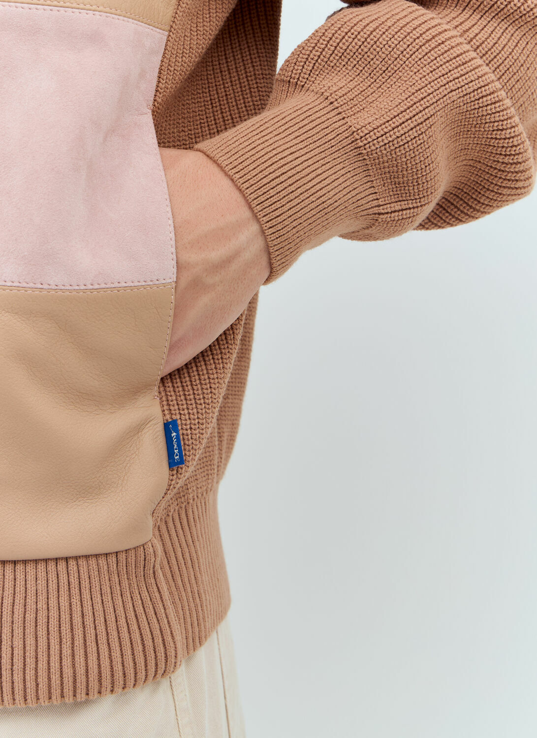 Awake NY Checkerboard Zip-Front Jacket