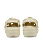 Crocs Women's Classic Platform Clog in Bone