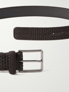 Zegna - 3cm PELLETESSUTA™ Leather Belt - Brown