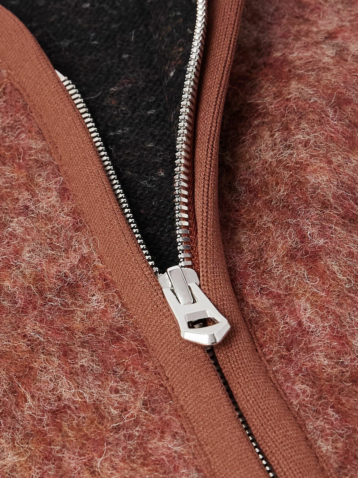 A Kind Of Guise - Valur Brushed Virgin Wool-Blend Gilet - Brown