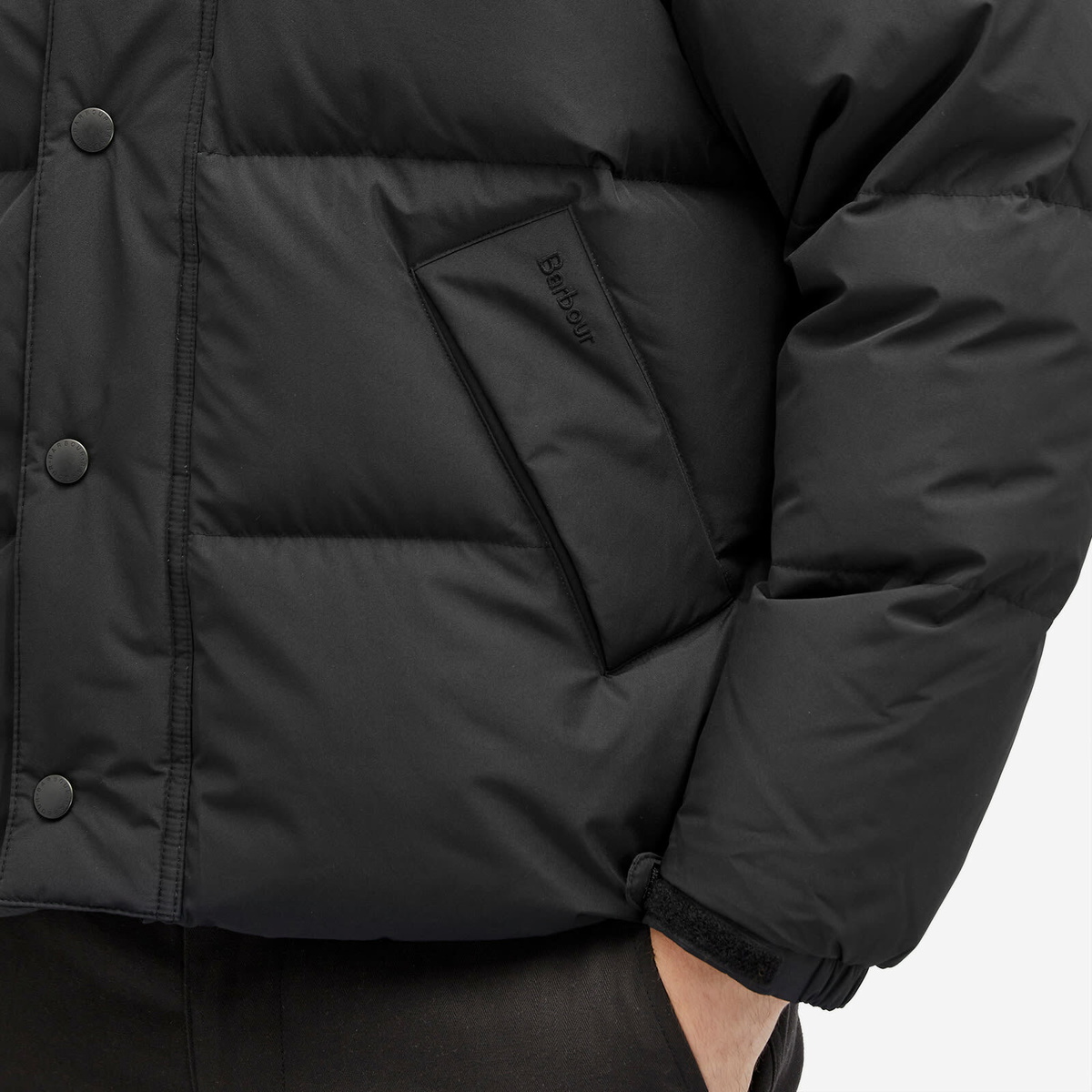 Barbour Men's OS Down Transport Jacket in Black Barbour Barbour Men's OS Down Transport Jacket in Black Barbour