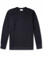 S.N.S Herning - Maritime Ribbed Merino Wool Sweater - Blue