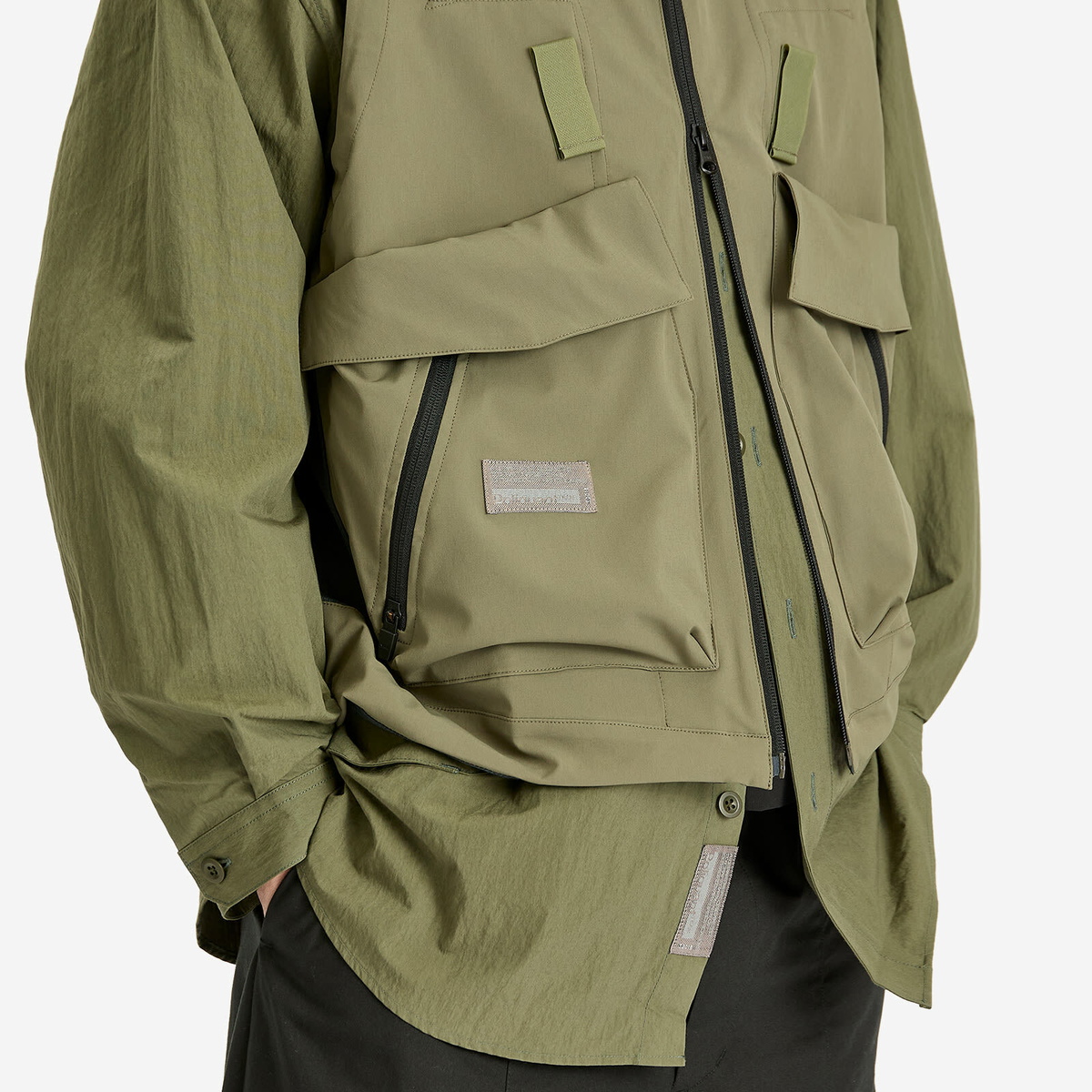 Poliquant Men's Packable Multiple Functions Vest in Olive