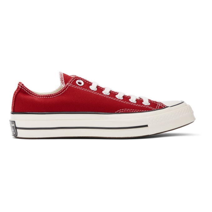 Photo: Converse Red Chuck 70 Low Sneakers
