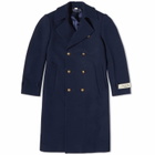 Gucci Men's Double Breasted Wool Coat in Blue